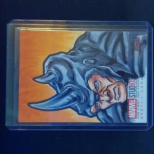 Upper Deck Marvel Studios First 10 Years Sketch Rhino 1/1